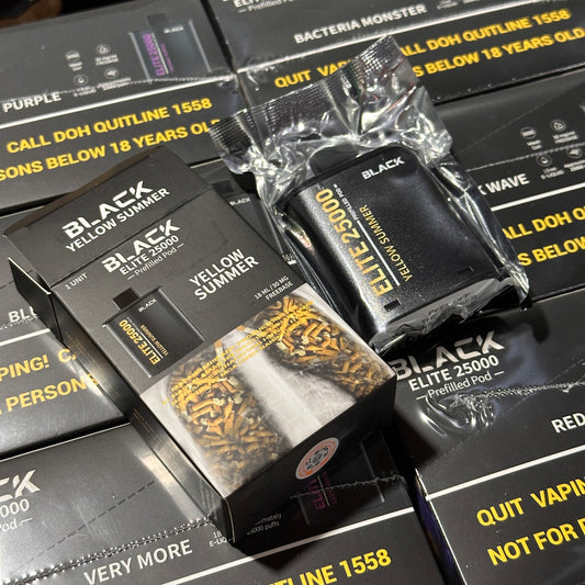 Black Elite v2 25k prefilled pod
