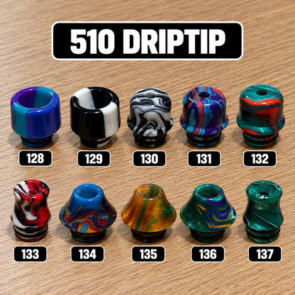 Driptip 510/810 for atomizers