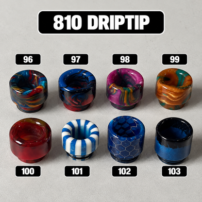 Driptip 510/810 for atomizers