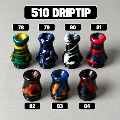 Driptip 510/810 for atomizers