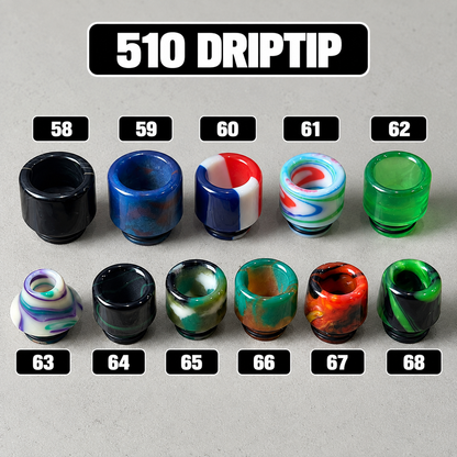 Driptip 510/810 for atomizers