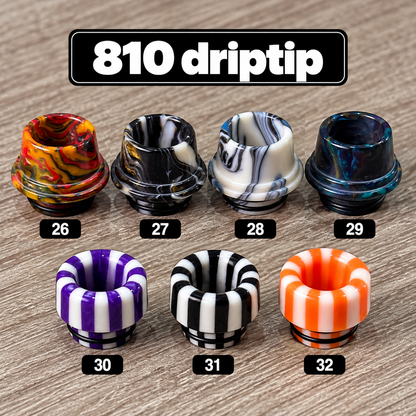 Driptip 510/810 for atomizers