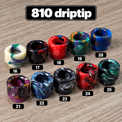 Driptip 510/810 for atomizers