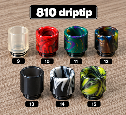Driptip 510/810 for atomizers