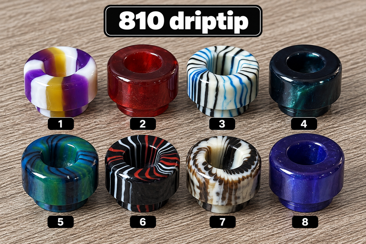 Driptip 510/810 for atomizers