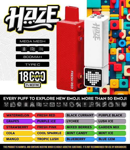 Haze We Create 18k Disposable Pod