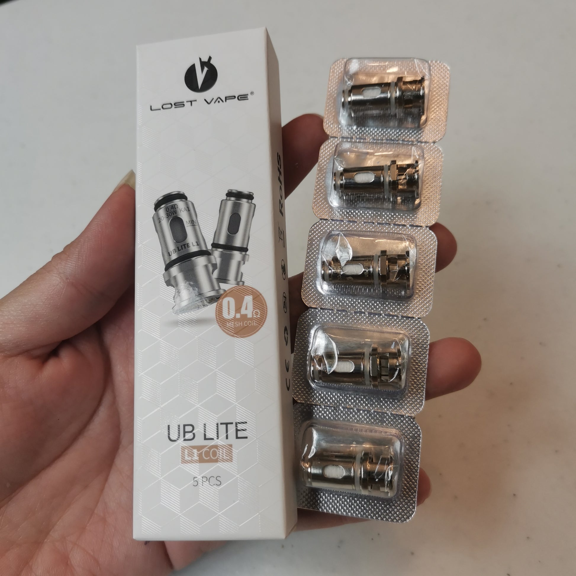 Lost Vape UB Lite coils compatible with Ub lite pod, Ursa Mini and The FILLINVAPE Lost Vape UB Lite coils compatible with Ub lite pod, Ursa Mini and The FILLINVAPE