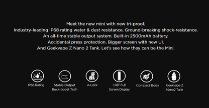 Geekvape M100 (Aegis Mini 2) Kit built in battery