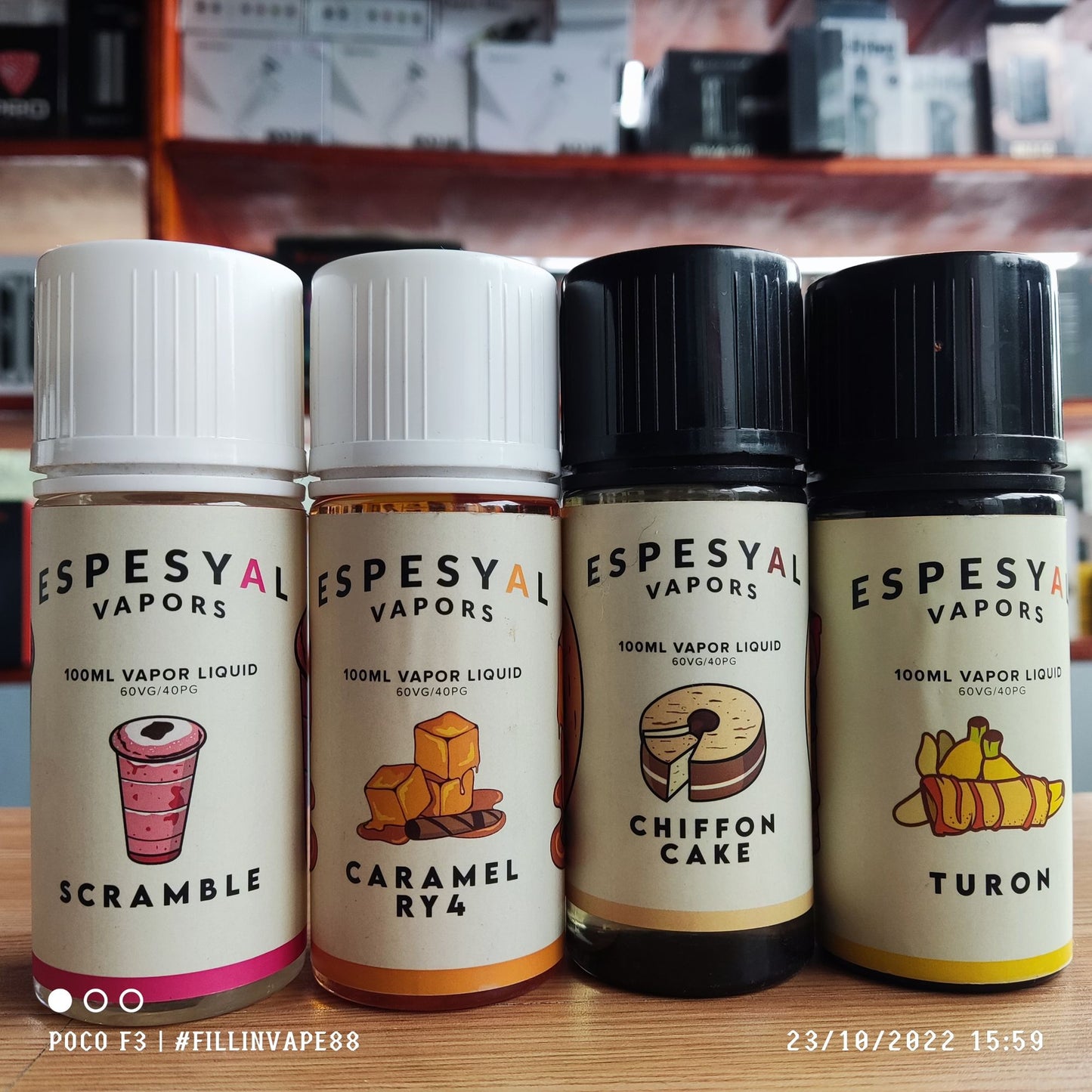 Espesyal 100ml 3mg/6mg freebase ejuice 60vg/40pg