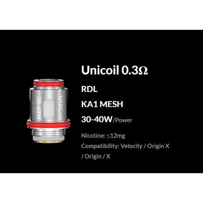 Oxva UNIcoil 0.3ohms for Oxva X, Origin, Origin X, Origin SE, Velocity