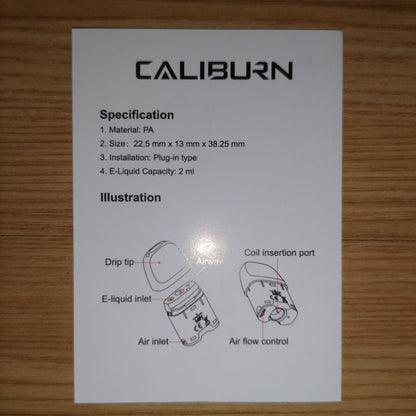 Uwell Caliburn G2 Empty Pod Cartridge 2ml