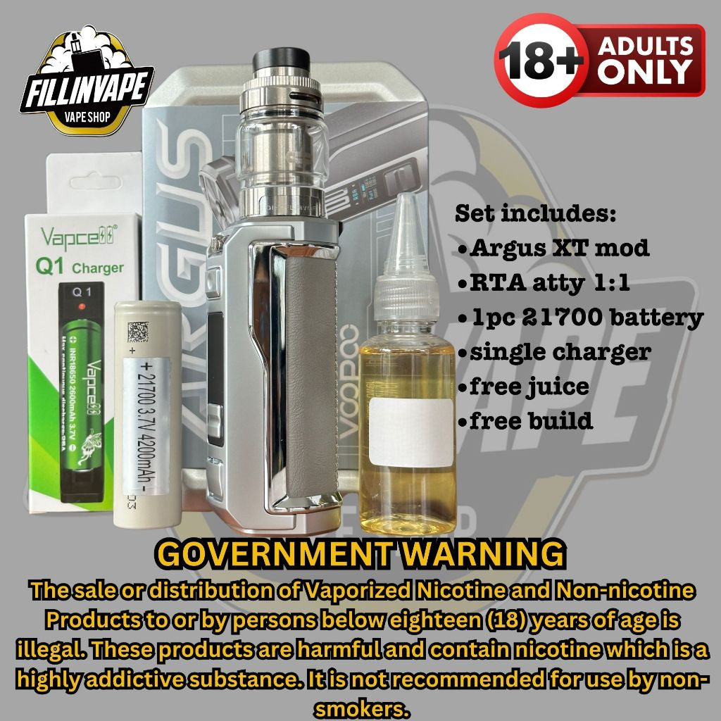 Voopoo Argus XT mod/set 100w Rebuildable Mod/Set