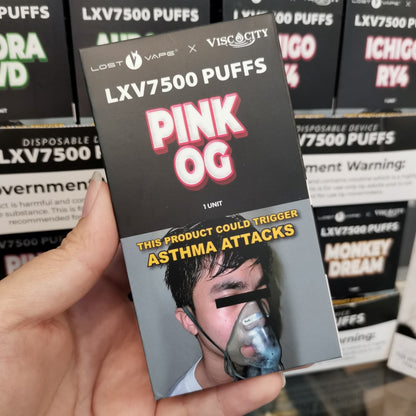 Lostvape X Viscocity LXV7500 puffs disposable pods