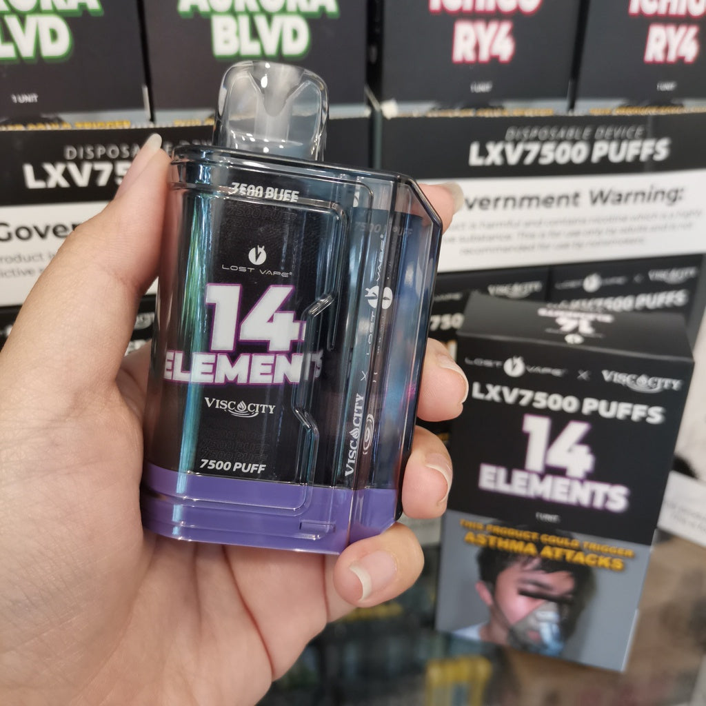 Lostvape X Viscocity LXV7500 puffs disposable pods