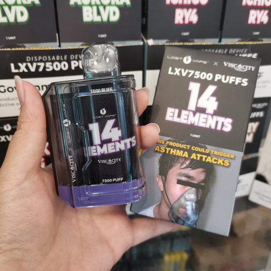 Lostvape X Viscocity LXV7500 puffs disposable pods