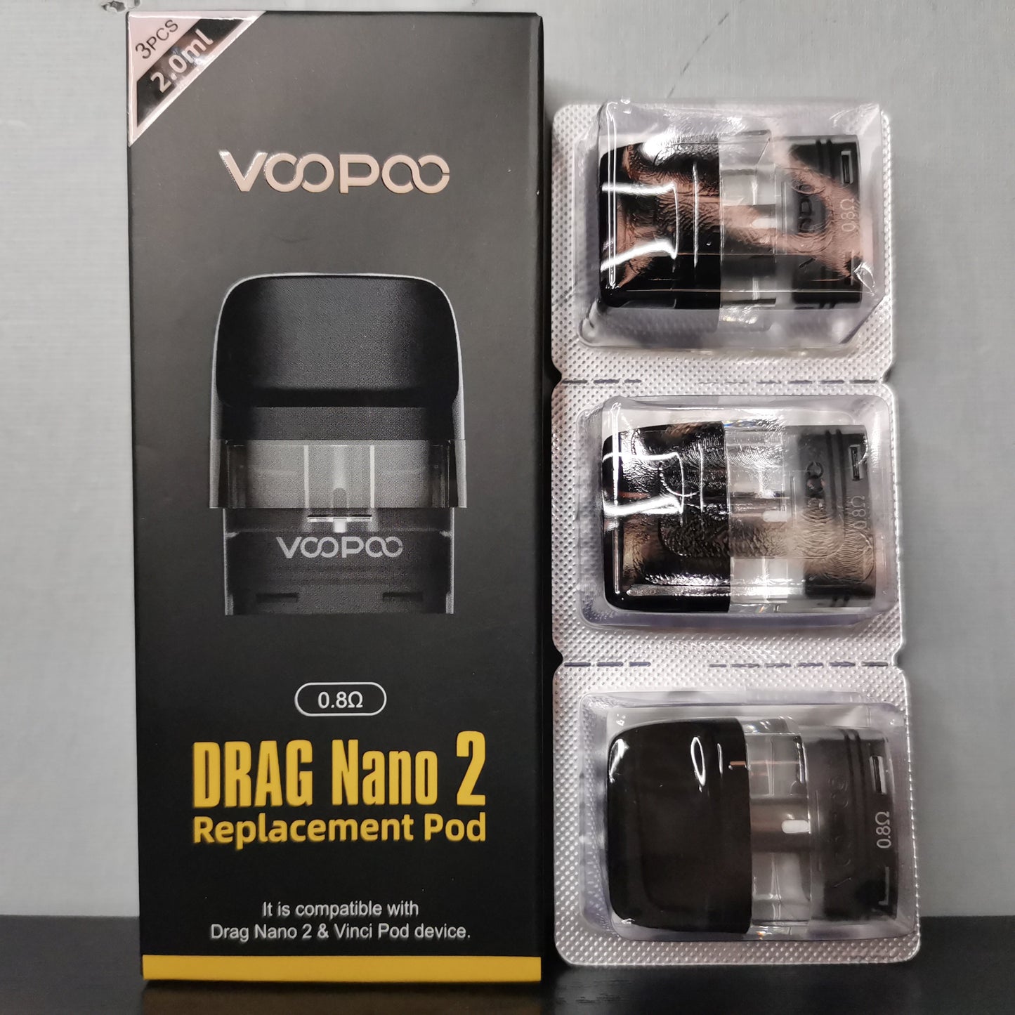 Voopoo Drag Nano 2 Replacement Pod Cartridge 2ml